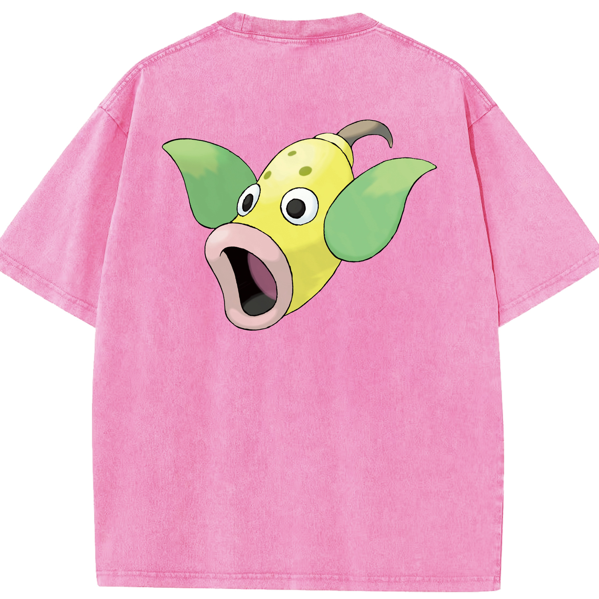 （画像用） ポケットモンスター Pokémon 綿100% ヴィンテージ風 半袖Tシャツ（背面プリント）